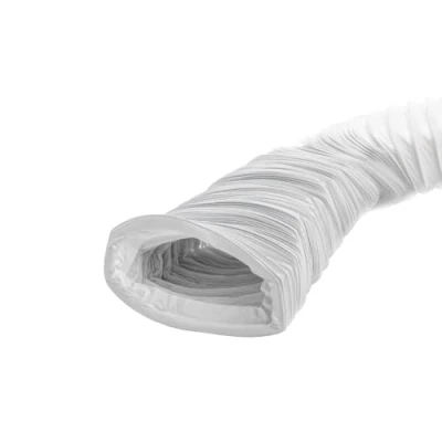 Imagen de 220x55mm Conducto de Aire Flexible para Campana Extractora, Acondicionado, Extractor, Secadora Manguera Escape 6m Conductos Ventilación PVC