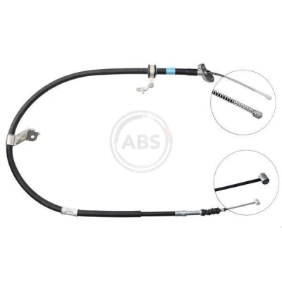 Imagen de A.B.S. K19337 Cable de Freno Mano 1307 Tambor para dirección izquierda/derecha TOYOTA: RAV4 II SUV