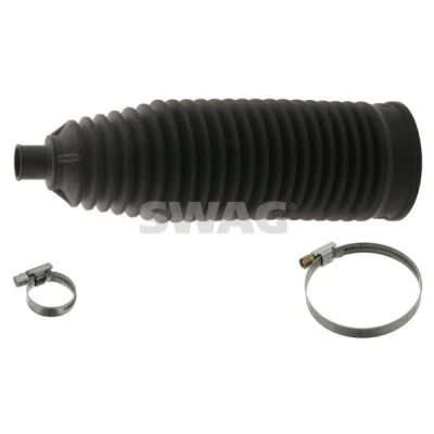 Imagen de SWAG 50 93 6519 Juego de fuelle, dirección Termoplástico Eje delantero, izquierda, derecha con abrazaderas VOLVO: V50, FORD: FOCUS 3