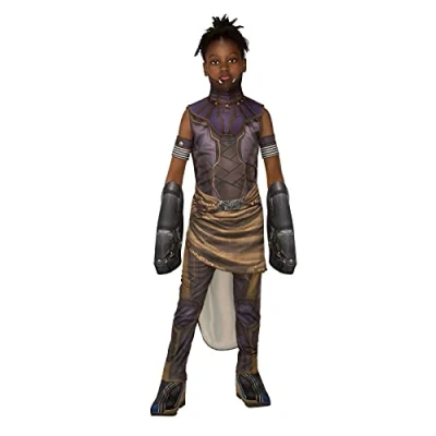 Imagen de Rubies Disfraz oficial de Shuri Los Vengadores para niñas, tamaño mediano, 5 a 7 años, altura 132 cm, Halloween