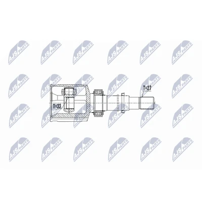 Imagen de NTY NPW NS 058 Junta Homocinética Transmisión automática Eje delantero, derecha NISSAN: Qashqai / Qashqai+2 I