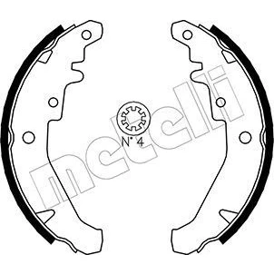 Imagen de Kit de zapatas METELLI 53 0078