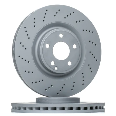 Imagen de ATE 24.0132 0180.1 Disco de freno 344,0 32,0 5 112,0 perforado/ventil. int. revestido aleado/alt. carburado con tornillos MERCEDES BENZ: CLS Coupé