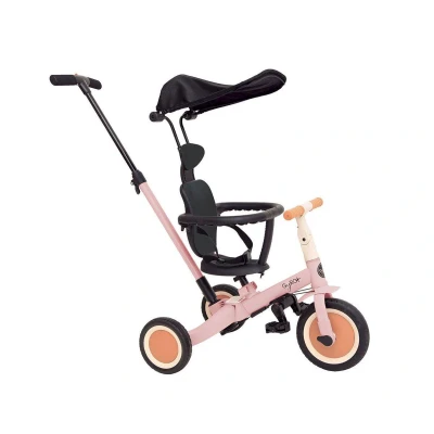 Imagen de Olmitos Triciclo Evolutivo De Bebé 5 en 1 GYRO Bicicleta Niños Desde Año hasta años a con o sin Pedales Adaptable y transformable (Rosa)
