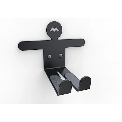 Imagen de Meliconi MyBike Soporte de Pared Universal para Bicicletas, Interiores y Exteriores, Acero Premontado, 2 Pegatinas Protectoras Pared, Carga 30 Kg, Made in Italy