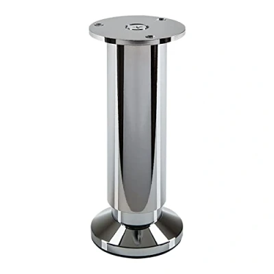 Imagen de SOTECH Pie para mueble TERRA altura 150 mm Cromado pulido regulable en hasta máx. 15 mm, carga 250 kg