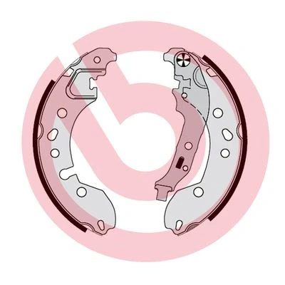 Imagen de BREMBO S 68 548 Zapatas de freno 203 38 con palanca mano SMART: Fortwo III Coupé, RENAULT: TWINGO 2 norauto, oscaro, mister auto