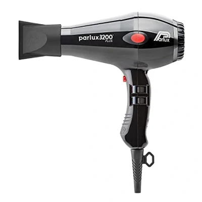 Imagen de Secador Parlux, 3200 Plus, 2 Velocidades, 4 Temperaturas, K Lamination, Negro