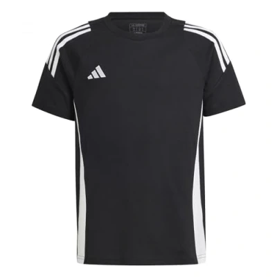 Imagen de adidas Performance Camiseta estampada para niños, Talla: 7 8a, Schwarzweiss