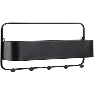 Imagen de Perchero Dkd Home Decor Negro Metal (60 X 14 41.5 Cm)