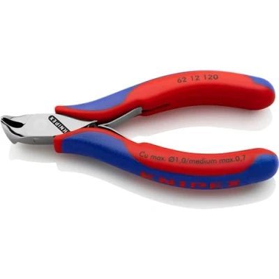 Imagen de Knipex Alicate para arandelas exteriores de ejes en ángulo 45 negro atramentado, recubiertos plástico 130 mm 46 31 A12