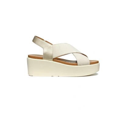 Imagen de Geox D XAND 2.2S Sandalias de cuña, Mujer, Talla: 40, light sand gold Zapatos