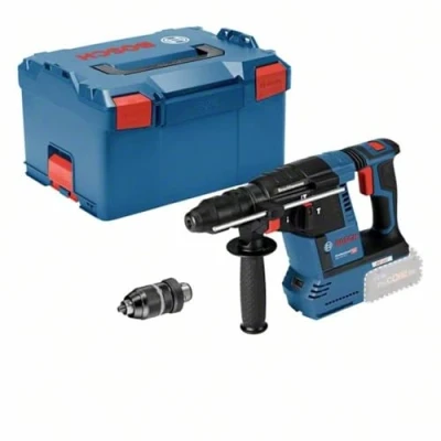 Imagen de Bosch Professional 18V System GBH 26 F Martillo perforador a batería (Brushless, 2,6 J, Ø máx. mm, SDS plus + cilíndrico, sin batería, en L BOXX)