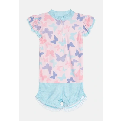 Imagen de Playshoes Set de baño con protección UV Traje Dos Piezas, Mariposas, 3 4 Years Unisex niños