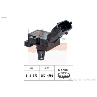 Imagen de EPS 1.993.248 Sensor, presión de sobrealimentación Made in Italy OE Equivalent VOLVO: V60 I, V70 3, C30
