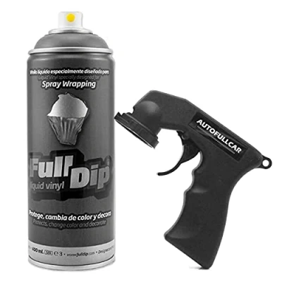 Imagen de AutoFullCar Full Dip Spray Vinilo Líquido 400 ml con Adaptador (Antracita)