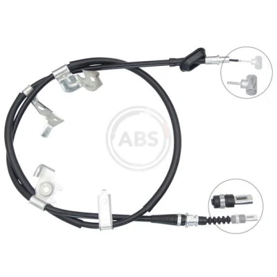 Imagen de A.B.S. K18981 Cable de Freno Mano 1638 Discos SUZUKI: SX4 I Hatchback