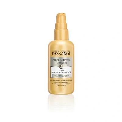 Imagen de DESSANGE Nutri Extrême Richesse Elixir Concentré de Nutrition Soin Sans Rinçage Pour Pointes Et Zones Très Desséchés 100 ml