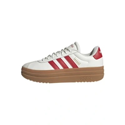 Imagen de adidas VL Court Bold Shoes, Zapatos Mujer, Core White/Better Scarlet/Gold Met, 38 2/3 EU