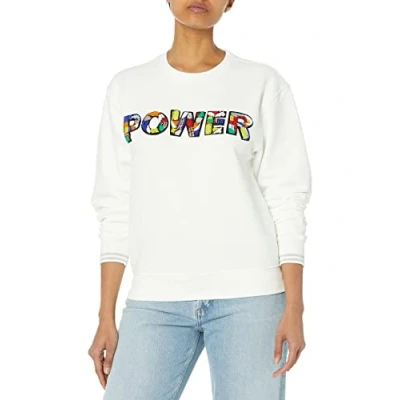 Imagen de Desigual Sweat_Power 1000 Sudadera, Blanco, S para Mujer