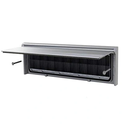 Imagen de Stormguard Bocacartas con Tapa para Buzón Interior, Color Plata, 293 mm x 77