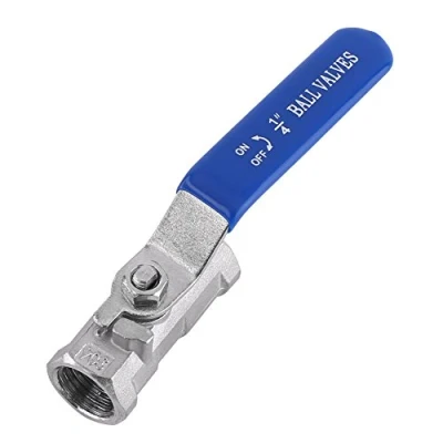 Imagen de 6 Tamaos 304 Vlvula de Bola Acero Inoxidable BSP Hembra, 1/4 &quot;, 3/8&quot;, 3/4 1&quot;, 1 1/2&quot; (opcional) llave paso agua