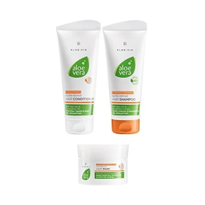 Imagen de LR aloe Via Serie Set de cabello vera 200 ml champú Nutri Repair / acondicionador mascarilla para el