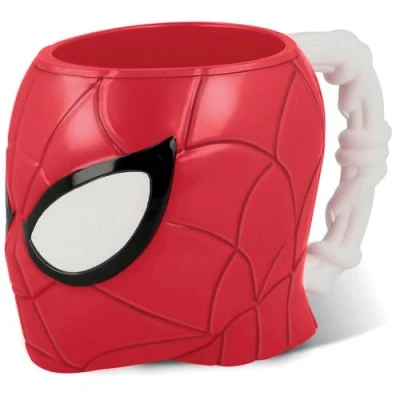 Imagen de Marvel Taza infantil con diseño de Spiderman 3D para hombre araña 210 ml asa