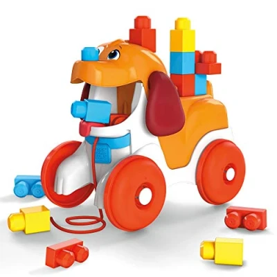 Imagen de Mega Bloks Fisher Price Correpasillos Perrito Paseos, andador para bebés +1 año (Mattel GNW63)