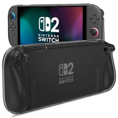 Imagen de ProCase Estuche Compatible con Nintendo Switch 2 2025, Carcasa TPU Ultra Delgada Antichoque Anti Arañazos Negro [Nintendo_Switch]
