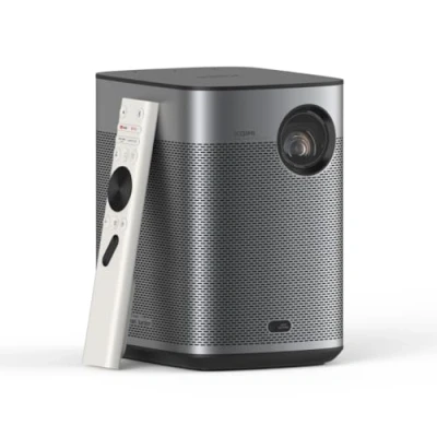Imagen de XGIMI Halo+ GTV Proyector Portátil 1080P, Google TV con Netflix Licenciado, 700 Lúmenes ISO, 2x5W Harman Kardon, ISA, Wi Fi, Pantalla de 200&quot;, Batería Integrada 2.5 Horas Reproducción