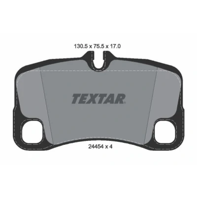 Imagen de TEXTAR 2445403 Juego de pastillas freno preparado para indicador desgaste PORSCHE: 911 Coupé