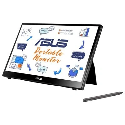 Imagen de ASUS ZenScreen Ink MB14AHD Monitor portátil (14 pulgadas, pantalla táctil Full HD (1920 x 1080) de 10 puntos, IPS, Stylus Pen, USB tipo C, micro HDMI, conector para trípode, Flicker Free)