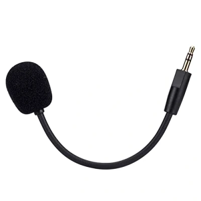 Imagen de Alphatec micrófono de juego repuesto para JBL Quantum 100 (Q100) Auriculares a PC/Xbox/PS/Switch/MAC, desmontable 2,5 mm