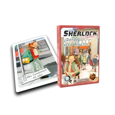 Imagen de GDM Sherlock Junior: ¿Dónde está Alba? Juego de Mesa Medium Deduction Game 1 A 8 Jugadores Partir años. 60 min.