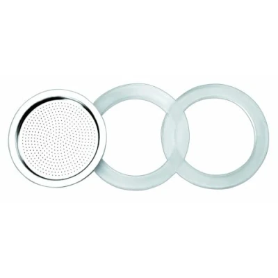 Imagen de IBILI Junta silicona + filtro cafetera essential 10 tazas, set de 2 juntas 1