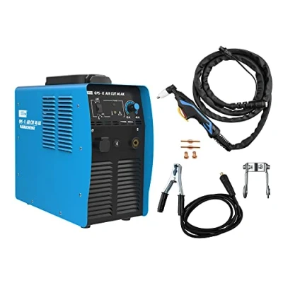 Imagen de Güde Cortador de plasma GPS K Aircut 40 AK (cortador plasma, compresor integrado, corte metal hasta 12 mm grosor, antorcha 2,5 m con guía rodillos)