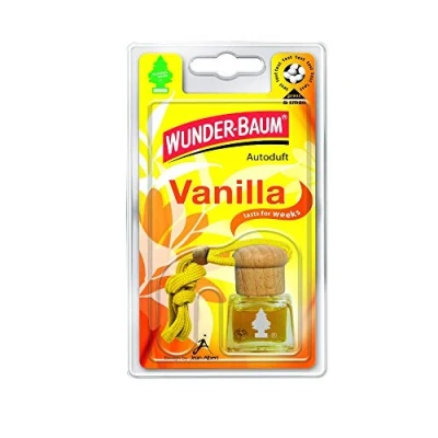Imagen de Botella de aroma para refrescar el coche, Wunder Baum Autoduft Vanilla 1 pieza