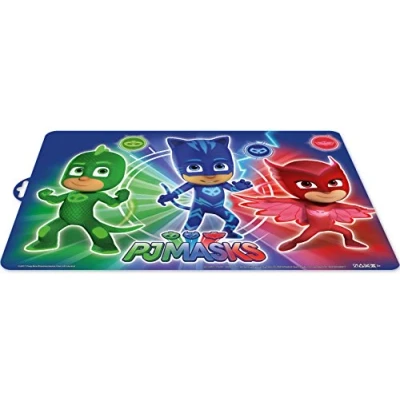 Imagen de PJ Masks ALMACENESADAN, 0431, Mantel Individual gatuno; buhita; Gecko; Dimensiones 43x29 cms; Producto de plástico Reutilizable; Libre bpa.