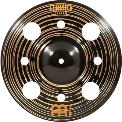 Imagen de Meinl Cymbals Classics Custom Dark Plato Trash Splash de 12 pulgadas (30,48cm) Platillos Batería Bronce B12, Acabado Oscuro (CC12DATRS)