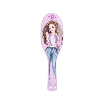 Imagen de Depesche 4899 038 TOPModel Cepillo para el cabello de forma clásica en color lila, con modernas cerdas desenredantes, dimensiones: aprox. 3,6 x 8,7 27 cm