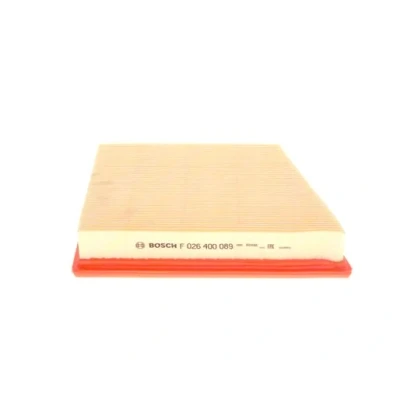 Imagen de BOSCH F 026 400 089 Filtro de aire 49,5 191,6 256,2 Cartucho filtrante JAGUAR: Pace, XF Berlina, LAND ROVER: Range Rover Velar