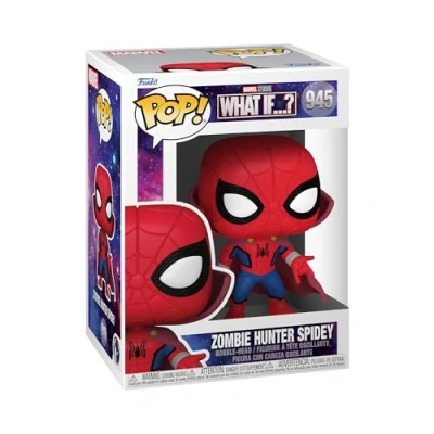 Imagen de Funko Pop! Marvel What If Zombie Hunter Spidey Figura de Vinilo Coleccionable Idea Regalo Mercancia Oficial Juguetes para Niños y Adultos TV Fans