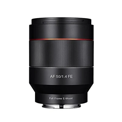 Imagen de Samyang SAMAF50SONY Objetivo AF 50mm F1.4 Sony FE, color negro
