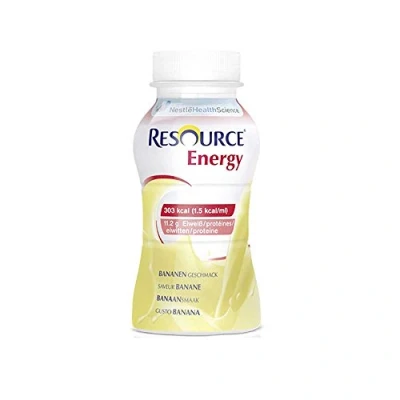 Imagen de Nestle Resource® Energy Banane Lote de 4 paquetes 200 ml