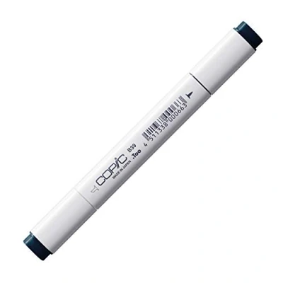 Imagen de Copic Classic B39, Azul Prusia, Rotulador Doble con Punta Media y Fina