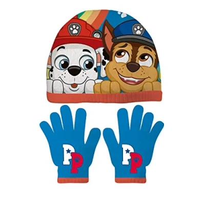 Imagen de ARDITEX PW14827 Set de Guantes mágicos y Gorro poliéster NICKELODEON Patrulla Canina