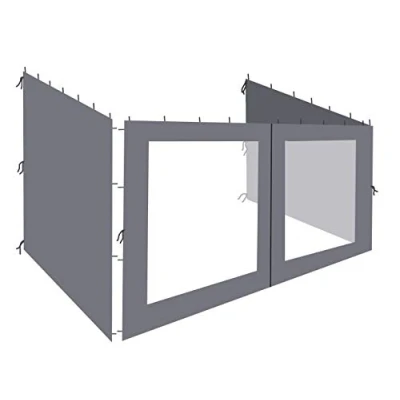 Imagen de Quick Star 4 Laterales con mosquitera para Rank Carpa 3 x m Aspecto Pared Antracita