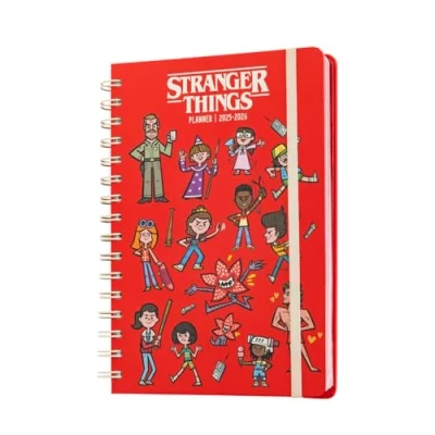Imagen de Agenda Escolar Erik 2025/2026 Semana Vista A5 12 Meses Stranger Things