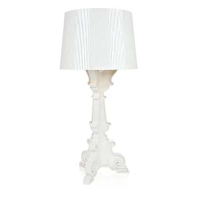 Imagen de Kartell Bourgie, Lámpara de mesa, Blanco Oro, con regulador intensidad